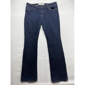Abercrombie & Fitch Women's The A&F Bootcut Blue Denim Jeans - Size 12 (33x31)